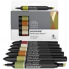 ProMarker dvostrani alkoholni flomaster - észlet - 6 db, landscape tones 1