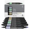 ProMarker dvostrani alkoholni flomaster - észlet - 6 db, metallic