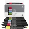 ProMarker dvostrani alkoholni flomaster - észlet - 6 db, mid tones