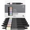 ProMarker dvostrani alkoholni flomaster - észlet - 6 db, pastel tones