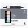 ProMarker dvostrani alkoholni flomaster - észlet - 6 db, pastel tones