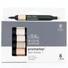 ProMarker set dvostranih alkoholnih flomastera - 6 kom, set boja kože 1