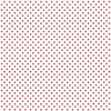 Tkanina za patchwork - Makower - Spot on 830/WR White-red