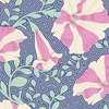 Patchwork tkanina - Tilda Gardenlife - Striped Petunia Blue 100316