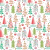 Patchwork tkanina - Free Spirit - Fa la la by Maude Asbury 012XWHITE