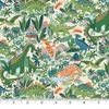 Tkanina za patchwork - Makower - Prehistoric 163/Q Paradise cream