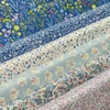 Patchwork tkanina - Makower - Petite Fleur 182/B Blossom blue