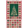 Tkanina za patchwork - Makower - Good Tidings Advent 110/1, Panel, 60cm