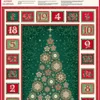 Tkanina za patchwork - Makower - Good Tidings Advent 110/1, Panel, 60cm