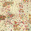 Tkanina za patchwork - Makower - Golden 155/Q Symphony cream
