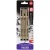Sakura Pigma Micron set flomastera i kista za tehničko crtanje - 3 kom