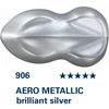 Slika 2/3 - Schmincke AERO COLOR profesionalna boja za pištolj za retuširanje, 28 ml- 906, AERO METALLIC brilliant silver