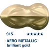 Slika 2/3 - Schmincke AERO COLOR profesionalna boja za pištolj za retuširanje, 28 ml- 915, AERO METALLIC brilliant gold