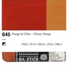 Sennelier Oil Stick, 38 ml - 645, chinese orange