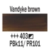 Slika 3/6 - Talens Amsterdam akrilna boja, 20 ml - 403, vandyke brown