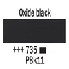 Talens Amsterdam akrilna boja, 120 ml - 735, oxide black