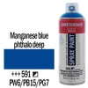 Talens Amsterdam akrilna boja u spreju na bazi vode, 400 ml - 591, manganese blue phthalo deep