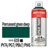 Talens Amsterdam akrilna boja u spreju na bazi vode, 400 ml - 619, permanent green deep