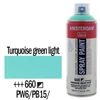 Talens Amsterdam akrilna boja u spreju na bazi vode, 400 ml - 660, turquoise green light