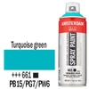 Talens Amsterdam akrilna boja u spreju na bazi vode, 400 ml - 661, turquoise green