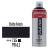 Talens Amsterdam akrilna boja u spreju na bazi vode, 400 ml - 735, oxide black