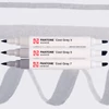 Talens Pantone dvostrani filc set - 3 kom, hladno siva