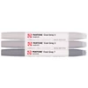 Talens Pantone dvostrani filc set - 3 kom, hladno siva