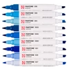 Talens Pantone dvostrani filc set - 9 kom, plavi