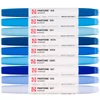 Talens Pantone dvostrani filc set - 9 kom, plavi