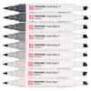 Talens Pantone dvostrani filc set - 9 kom, hladno siva