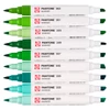 Talens Pantone dvostrani filc set - 9 kom, zeleni