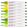 Talens Pantone dvostrani filc set - 9 kom, zeleno žuti