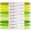 Talens Pantone dvostrani filc set - 9 kom, zeleno žuti