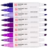 Talens Pantone dvostrani filc set - 9 kom, ljubičasta