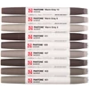 Talens Pantone dvostrani filc set - 9 kom, topla siva
