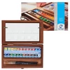 Talens Van Gogh set akvarel boja - 24 kom + pribor, drvena kutija
