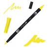 Tombow abt dual brush pen -055, process yellow