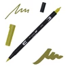 Tombow abt dual brush pen -098, avocado