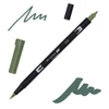 Tombow abt dual brush pen -228, grey green
