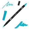 Tombow abt dual brush pen -443, turquoise