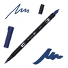 Tombow abt dual brush pen -569, jet blue