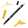 Tombow abt dual brush pen -985, chrome yellow