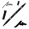 Tombow abt dual brush pen -N15, black