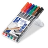 Set alkoholnih markera, Staedtler, Lumocolor, 0,4 mm - 6 kom