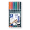Set alkoholnih markera, Staedtler, Lumocolor, 0,4 mm - 6 kom