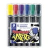 Set alkoholnih markera, Staedtler, Lumocolor Art, 2-5 mm - 6 kom