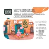 Viviva Sketchbook Ivory blok za crtanje, 240 g, glatko, 64 stranice - A5 vodoravno