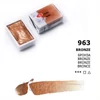 White Nights svilenkasta akvarel boja 2,5 ml, metál - 963, bronze