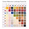 Winsor&Newton Cotman Pocket Set set vodenih boja, 8x1/2 drška + kist - Pejzaž