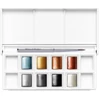 Winsor&Newton Cotman Pocket Set set vodenih boja, 8x1/2 drška + kist - metalik